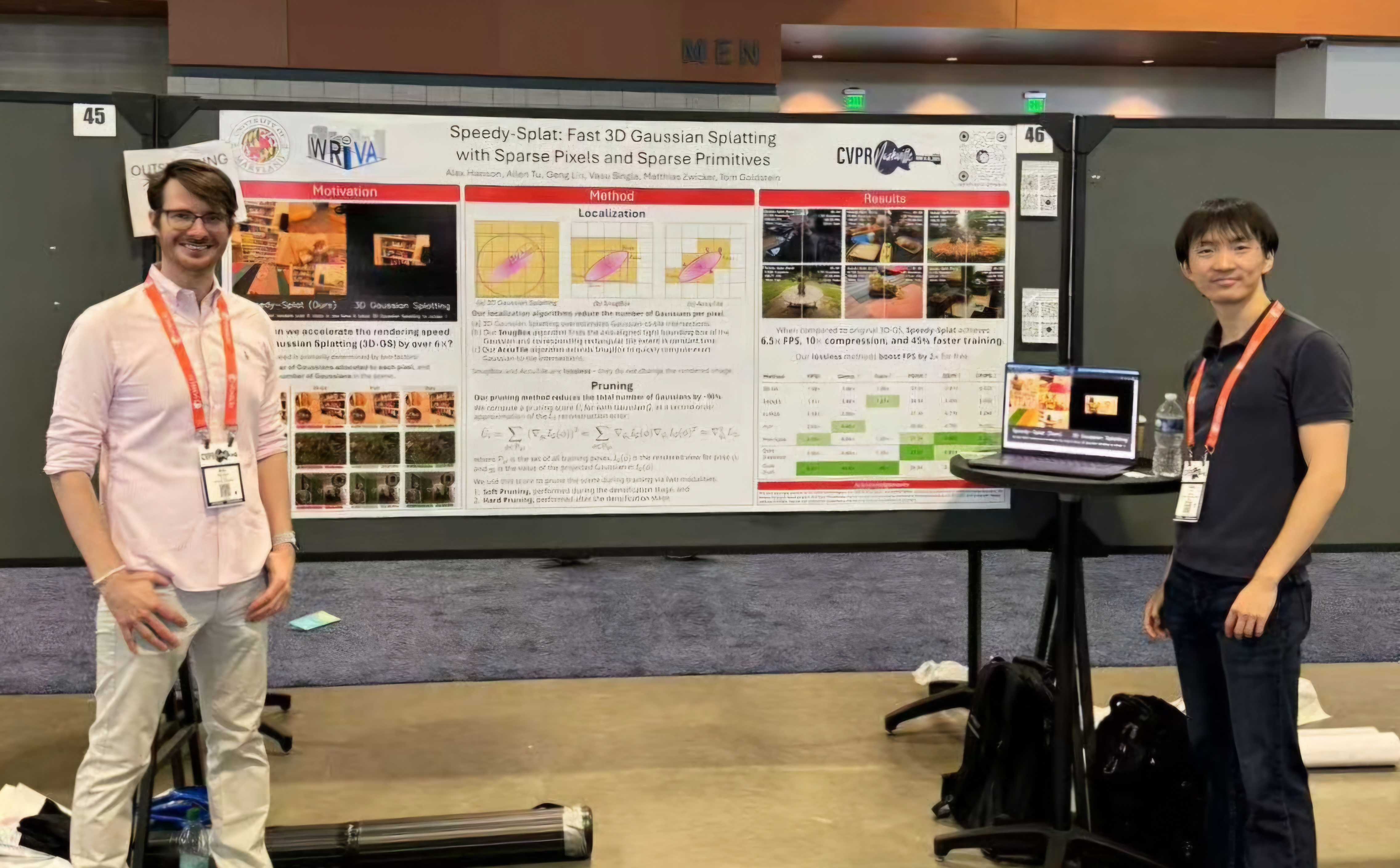 Speedy-Splat poster presentation at CVPR 2025