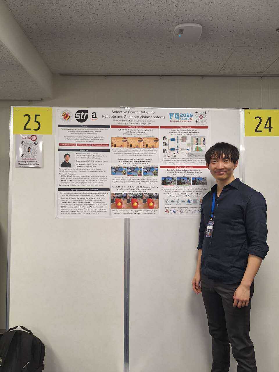 Doctoral Consortium poster session at FG 2026